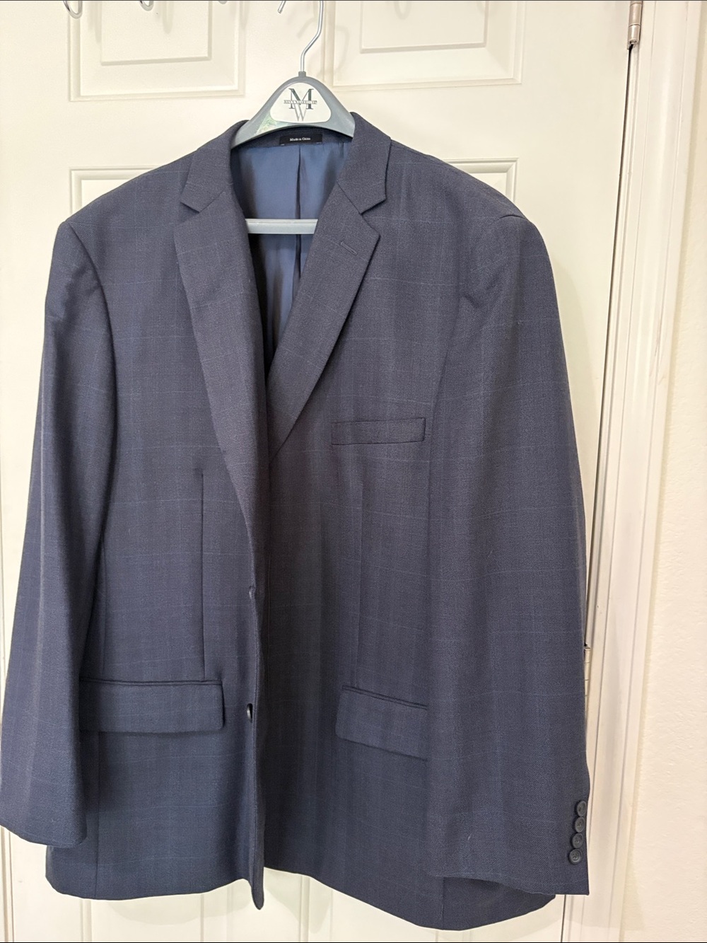 Men’s Big and Tall Navy Blazer